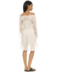 Robe style paysanne blanche