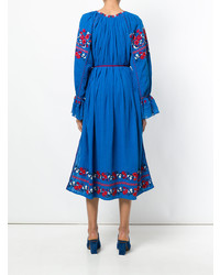 Robe style paysanne bleue Ulla Johnson