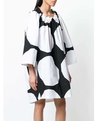 Robe trapèze á pois blanche et noire Junya Watanabe