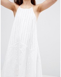 Robe trapèze blanche Asos