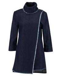 Robe trapèze bleu marine WÅVEN