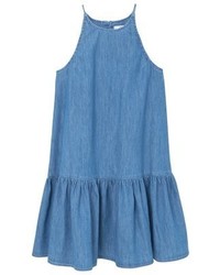 Robe trapèze bleue Mango