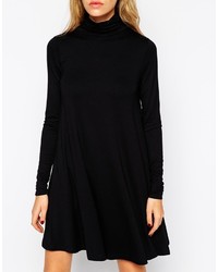 Robe trapèze noire Asos