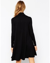 Robe trapèze noire Asos