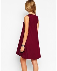 Robe trapèze noire Asos