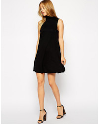 Robe trapèze noire Asos