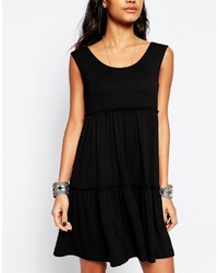 Robe trapèze noire Asos