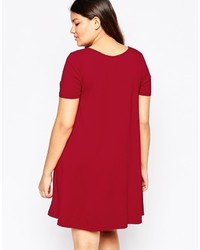 Robe trapèze noire Asos