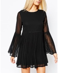 Robe trapèze noire Missguided