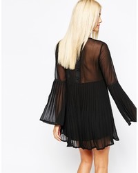 Robe trapèze noire Missguided