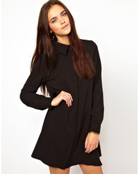 Robe trapèze noire Glamorous