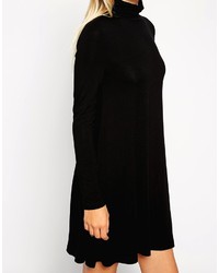 Robe trapèze noire Asos