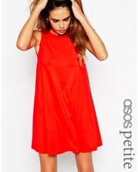 Robe trapèze rouge Asos