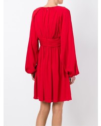 Robe trapèze rouge Giambattista Valli
