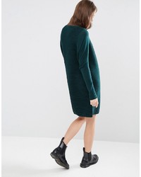 Robe trapèze vert foncé Asos