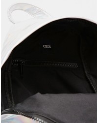 Sac à dos argenté Asos