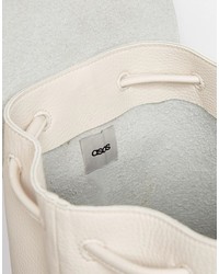 Sac à dos beige Asos