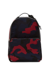 Sac à dos bleu et rouge