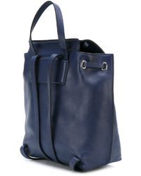 Sac à dos bleu marine Marc Jacobs