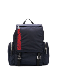 Sac à dos brodé bleu marine Calvin Klein 205W39nyc