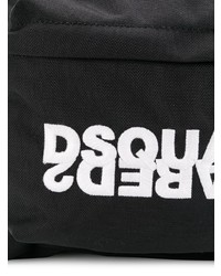 Sac à dos brodé noir DSQUARED2