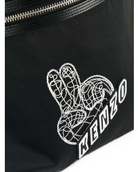 Sac à dos brodé noir Kenzo