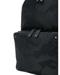 Sac à dos camouflage noir Valentino