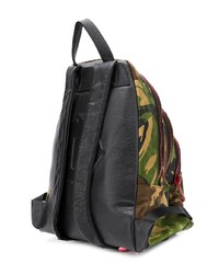 Sac à dos camouflage olive Philipp Plein