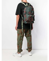 Sac à dos camouflage vert Off-White