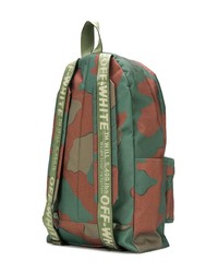Sac à dos camouflage vert Off-White