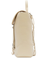 Sac à dos en cuir beige 3.1 Phillip Lim