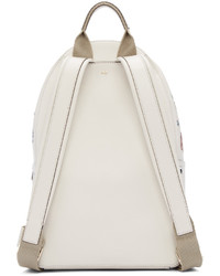 Sac à dos en cuir blanc Anya Hindmarch