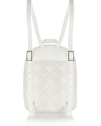 Sac à dos en cuir blanc Stella McCartney