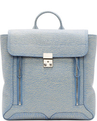 Sac à dos en cuir bleu clair 3.1 Phillip Lim