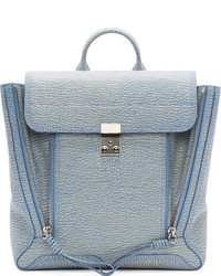 Sac à dos en cuir bleu clair 3.1 Phillip Lim