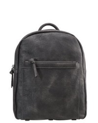 Sac à dos en cuir gris foncé Picard
