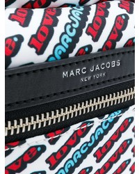 Sac à dos en cuir imprimé blanc Marc Jacobs