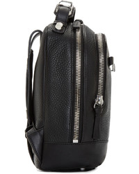 Sac à dos en cuir noir Mackage