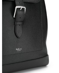 Sac à dos en cuir noir Mulberry