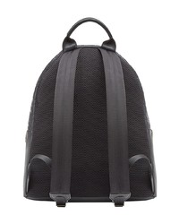 Sac à dos en cuir noir Fendi