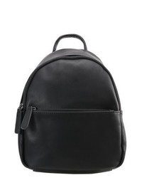 Sac à dos en cuir noir Even&Odd