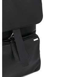 Sac à dos en cuir noir Zanellato