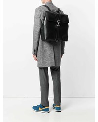 Sac à dos en cuir noir Valentino