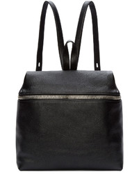 Sac à dos en cuir noir Kara