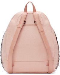 Sac à dos en cuir rose Stella McCartney