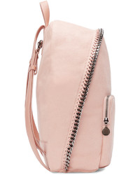 Sac à dos en cuir rose Stella McCartney