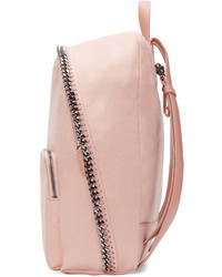 Sac à dos en cuir rose Stella McCartney