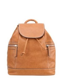 Sac à dos en cuir tabac Picard