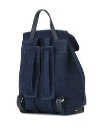 Sac à dos en daim bleu marine Mansur Gavriel