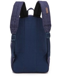 Sac à dos en denim bleu marine Herschel